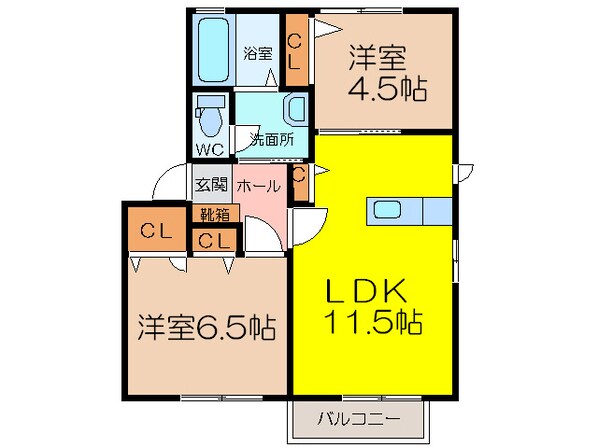 シャーメゾン久保田の物件間取画像